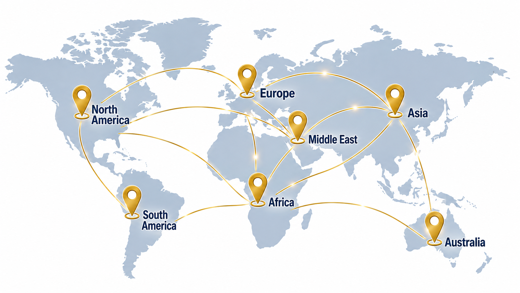 Citigulf GmbH global footprint map